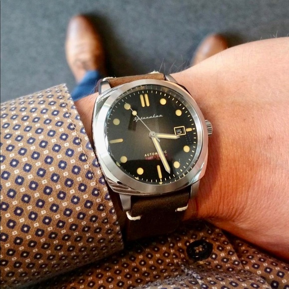 SPINNAKER HULL AUTOMATIC WATCH 42M CASE BROWN DIAL - Picture 12 of 12